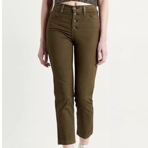 Levi's 724 High-waisted Cropped Utility Pants